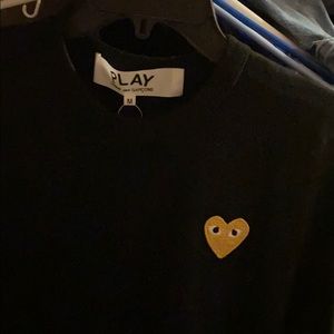 COMME des garçons black/gold